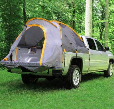 China Diagonal Tie Type Outdoor Camping Pickup Truck Use Car Tail Tent Fishing Rear Roof Tent for sale