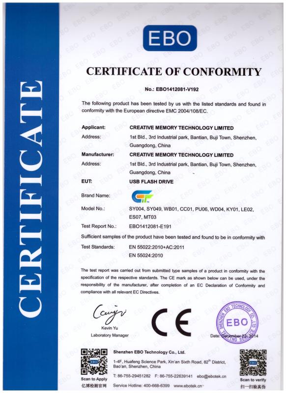 CE - Creative Memory Technology Limited