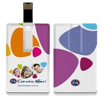 China Waterproof Credit Card Shape USB Flash Drive Storage USB Disk Drive for sale