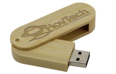 Китай 32GB охлаждают ключ привода вспышки USB шарнирного соединения Bamboo, ручки USB закрутки продается