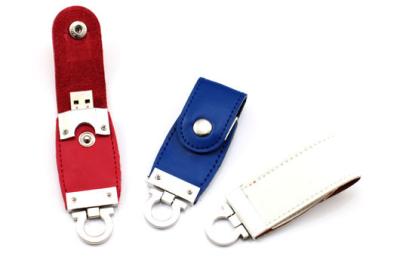 중국 가죽 Keychain 32GB USB 3.0 저속한 드라이브, USB 플래시 디스크 운전사 판매용