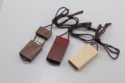 China Houten USB-flashstation 3,0 van de sleutelkoorddouane tot 64GB Gepersonaliseerde U038/WD02 Te koop