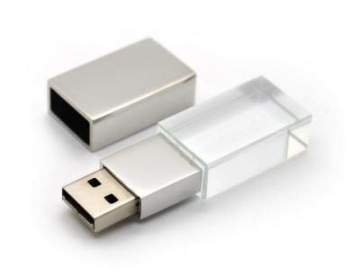 China 20 Gig Crystal USB Flash Drive Password Protect Water Resistant for sale