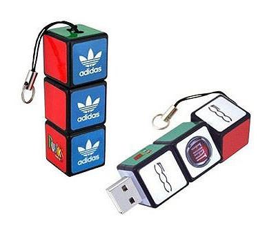 China Rubik Cube Customizable Thumb Drive Personalized with Encryption for sale