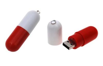 China Koele Rode de Duimaandrijving van Pillenusb/de Waterdichte USB-Aandrijving van de Flitspen Te koop