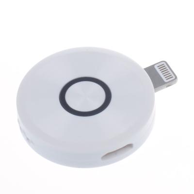 China Custom White Phone USB Flash Drive Round for Smartphone Lightning Connector for sale