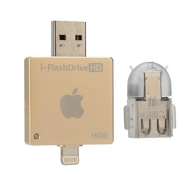 China Compact iPad Phone USB Flash Drive 64GB Square OTG With High Speed for sale