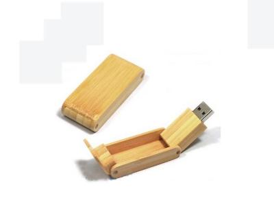 China Van de de Flitsaandrijving van geheugen Houten USB roterende usb 2.0 gegraveerde het geheugenstok 4GB Te koop