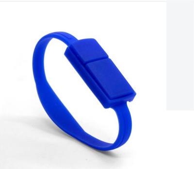 China USB3.0 Customiz 2gb / 4gb Wristband USB Flash Drive in Blue for sale