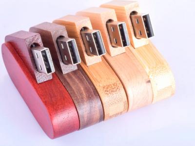 China The Wooden USB Flash Drive pendrive Small swival Pen Drive USB Stick pen drive Te koop