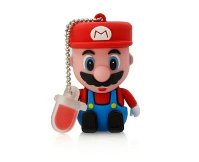 China Van de de Flitsaandrijving van Mario USB vormde het beeldverhaal koele yoshi 4G Mario Dinosaur 64G geheugenstok Te koop