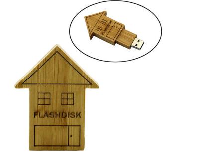 China House Genuine 2.0 Wood USB Flash Drive , 8 Gig Customizable Thumb Drives for sale