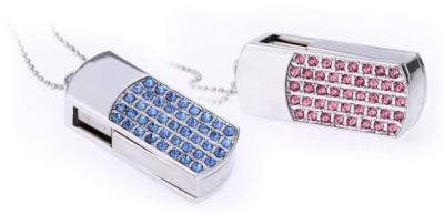 China Diamond Lover Encrypted Secure Usb Flash Drive Necklace Jewelry Custom for sale