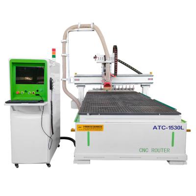 China Hotels ATC Machinery Wood Cutting Plywood Cutting CNC Wood Router 1325 for sale