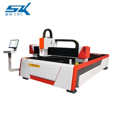 China SENKE Air Cooled CNC Router Fiber Laser Cutting Machine Fiber Laser Cutter for Metal and Nonmetal Working for sale