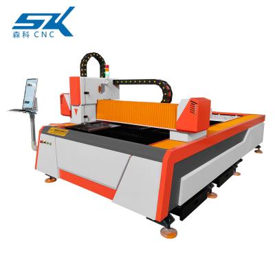 China SENKE Air Cooled CNC Router 1000W Fiber Laser Cutting Machine Fiber Laser Metal Cutter Machine for sale