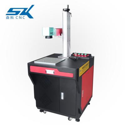 China SENKE 30W Air Cooled Desktop Fiber Laser Printing Machine Used For Glass /Metal /Acrylic Marking for sale