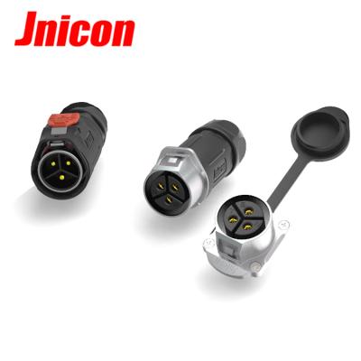 China Jnicon MJ24 Automotive Cable 50amp Circular Connector 2 Pin Industrial Power Connector for sale