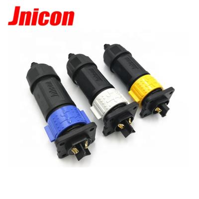 China M25 Automotive Outdoor Power Cable Waterproof 2pin Led Connector for sale