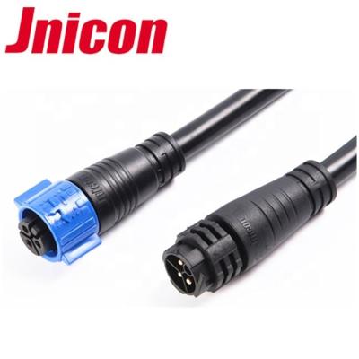 China 300V voltage IP67 3pin automotive electrical cable overmolding waterproof connector for automotive for sale