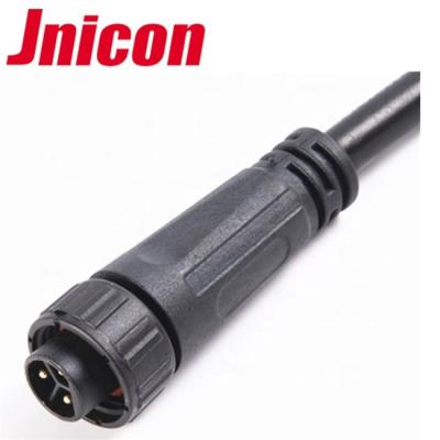 China M16 3pin IP68 Outdoor Cable Automotive Waterproof Connector for sale