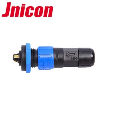 China M16 Waterproof Cable Power Panel Mount IP67 Automotive Connector With Push Lock for sale