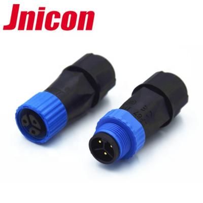 China High Quality M15 3pin Connector Automotive Male Female Electrical Waterproof Plug For Outdoor Lighting for sale