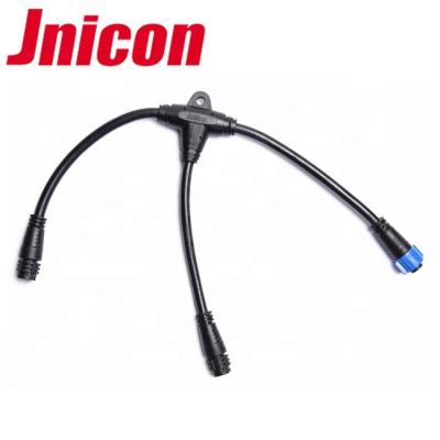 China IP67 3 Way 2Pin 3Pin 4Pin T Type Automotive Electrical Wiring Connector for sale