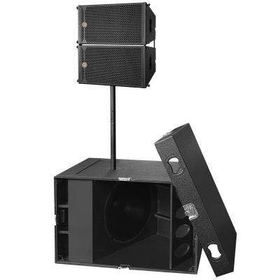 China LA Series 10 inch+18 inch Outdoor Moving Line Array Performance System Loudspeaker 1set for sale