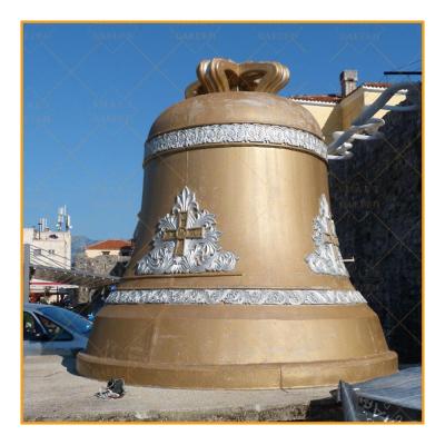 China Europe outdoor metal large casting bronze church bell for sale for sale