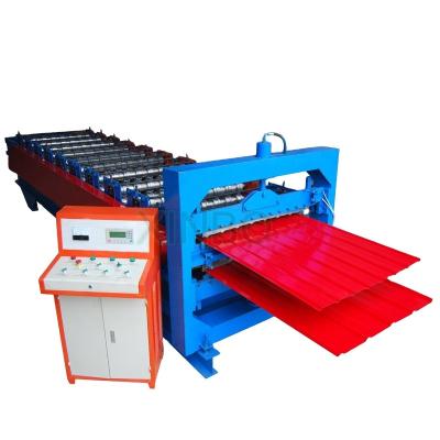 China Building Material Stores Factory Supply Steel Roof Tile Roll Forming Machine for sale