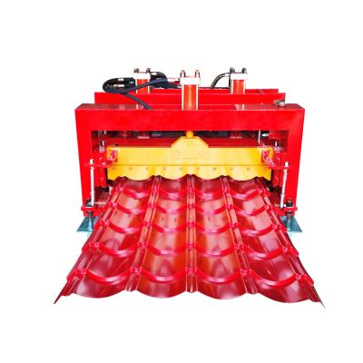 China Building Material Shops Building Materials Double Deck Roof Tile Making Machinery for sale