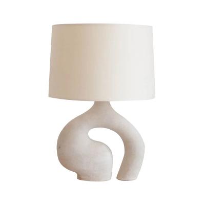 China Modern Modern style simple creative lamp hotel desk lamps Nordic fabric bedroom bedside study room table lamps for sale