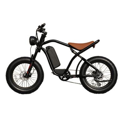 China MB007 Aluminum Alloy Fat Tire Electric Bike Fat Tire Electric Bicycle With 13Ah Battery Portable E-bicycle Snow Beach Mountain Bike for sale