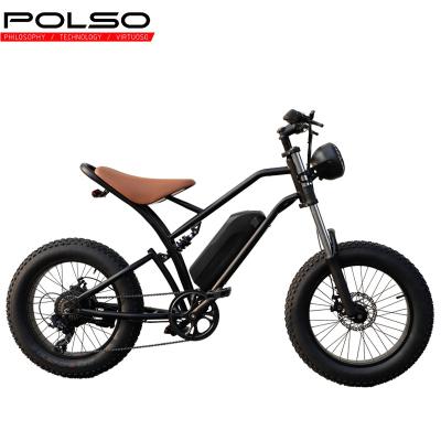 China MB008 steel cheap fat tire electric bike for sale fat tire electric bicycle wholesale adult electric fat bike 500W/20 inch for sale