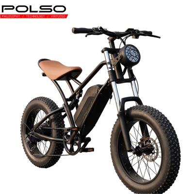 China MB008 steel 20 inch fat tire 500w electric fat bike 21speed 36v 48v electronic ebike for adults two wheels 250w 350w 750w 1000w for sale