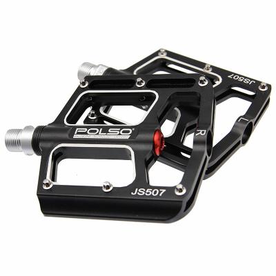 China Custom Lightweight Shiny JS507 Bike Non-slip Mtb Mountain Bike Small Aluminum Pedals Pedals for sale