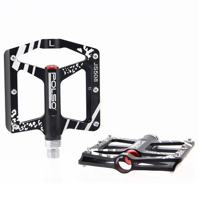 China JS508 Custom Non-slip Bicycle Pedal 3 Ratio Aluminum Alloy Ultralight Cycling Pedal Non-slip Bike Pedal for sale