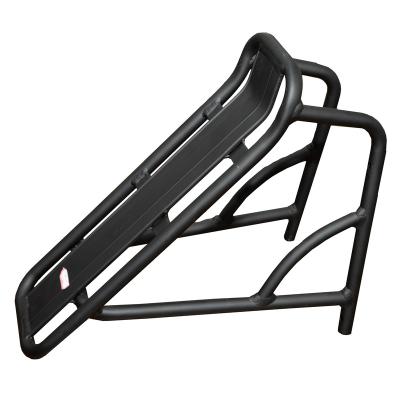 China BR003 Convenient Customized Bicycle Parts Rear Cargo Rack Aluminum Alloy Shelf Cycling Flat Retractable Bike Rack Rear Carrier Bike Seat for sale