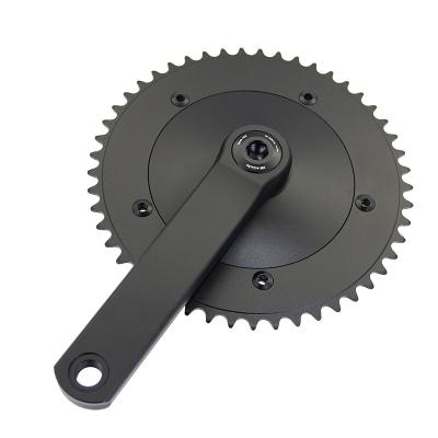 China Fixed Gear Bicycle POLSO PC003 Fixed Gear Bike Crank Set 165mm Crank Sealed Crank for sale