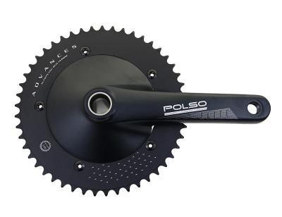 China High Strength POLSO PC001 Crankset Fixed Gear Bike Crank Set 170mm Integrated Crank for sale