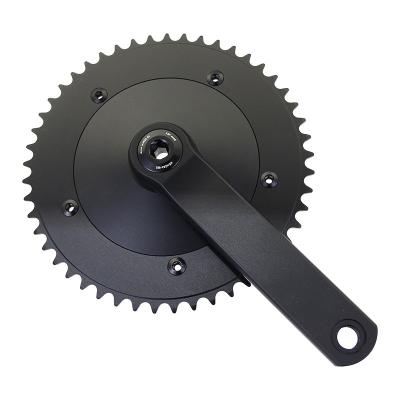 China Fixed Gear Bicycle POLSO PC003 Fixed Gear Bike Crank Set 165mm Crank Sealed Crank for sale