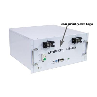 China Wholesale Long Life Factory Cycle Rechargeable Telecom LiFePO4 Deep Lithium Ion Battery 48V 100Ah for sale