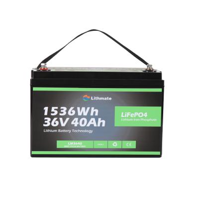 China BOATS lifepo4 36v 40ah factory audited customized lithium rechargeable iron phosphate NCM battery packs for marine boat for sale