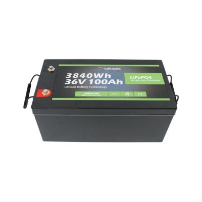 China Long life 12V 24v 36v 100ah lifepo4 lithium Ion Battery Solar Marine Caravan 36v battery pack 36v 100ah for sale