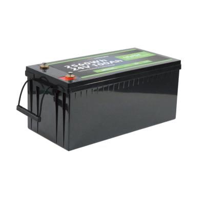 China Factory Wholesale Custom Long Life Solar Battery Lithium Iron Phosphate Battery 24V Voltage 100Ah for sale