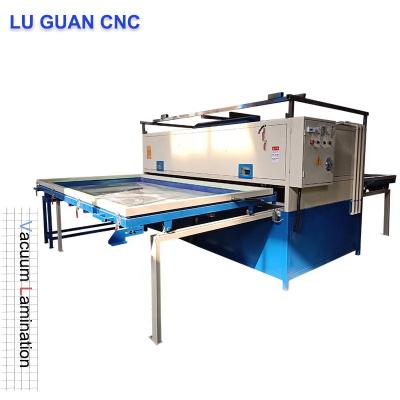 China Cheap furniture manual single worktable machine panel furniture lamination production line woodworking machine for sale