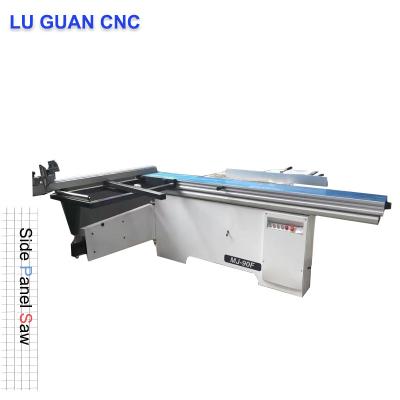 China VERTICAL 45-Degree Double-Blade Woodworking Slitter Automatic Wood Panel Slide Sawing Machine for sale