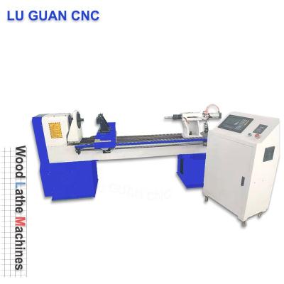 China Woodworking Carving Lathe CNC Woodworking Machine 3D Horizontal Stick Peeling Machine for sale