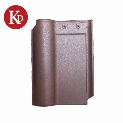 China Cheap Price Modern Ceramic And Clay Chinses Covering Plain Roman Roof Tile for sale